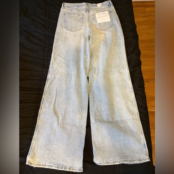 NWT Good American High Rise Sky Blue Denim Jeans - Picture 4 of 5